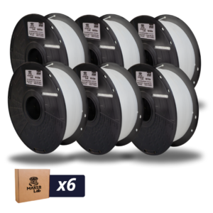 PACK DE FILAMENTOS BLANCO X6