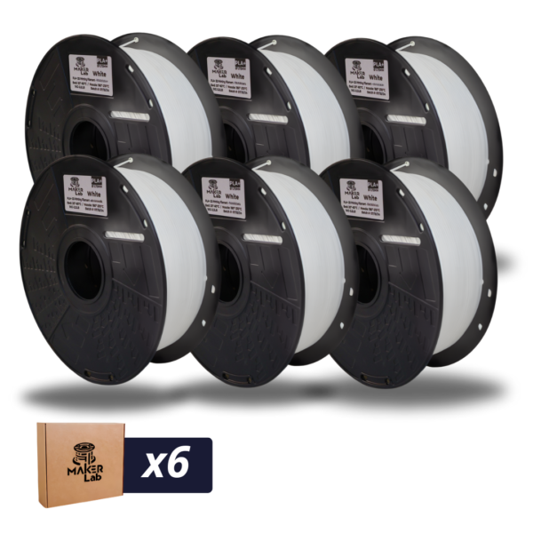 PACK DE FILAMENTOS BLANCO X6